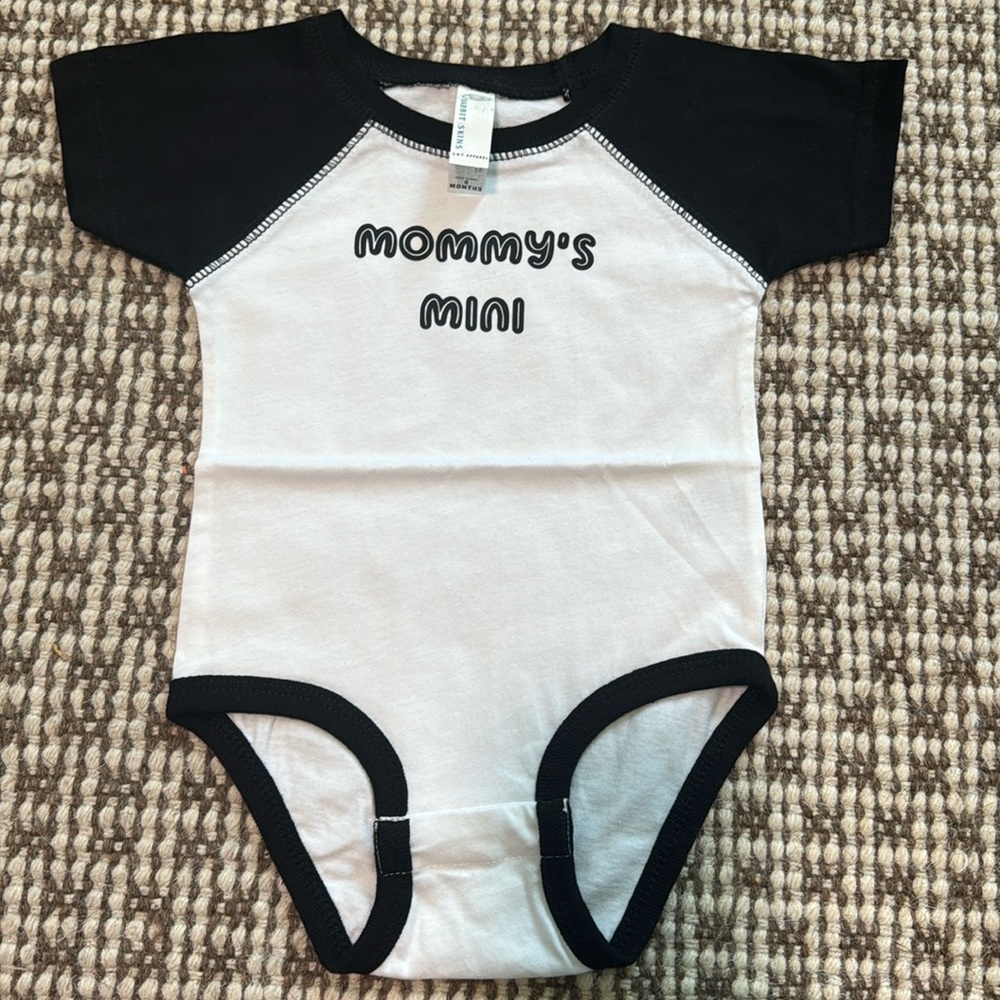 Rabbit skins custom mommy’s mini onesie
